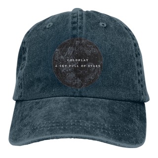 Mũ denim Thời Trang Sáng Tạo Phong Cách Anh rock play band coldplay a sky of stars xq