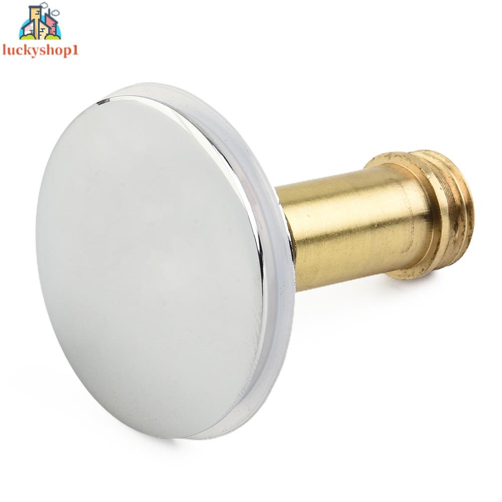 38mm Tap Up Basin Waste Chrome Sink Push Button Click Clack Plug + Spring Bolts
