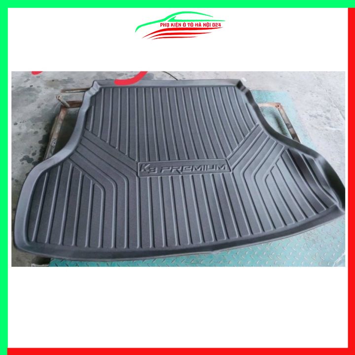 Thảm nhựa lót cốp Kia K3 2021-2024 tấm lót sàn cốp bằng nhựa dẻo cao cấp, không mùi, chống thấm nước tốt