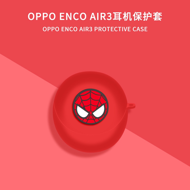 Vỏ Bảo Vệ Hộp Sạc Tai Nghe OPPO ENCO AIR 3 Bằng Silicon Mềm Họa Tiết Hoạt Hình Anime