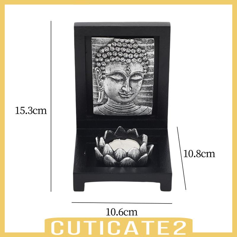 Giá Đỡ Nến Hình Mặt Phật Trang Trí Sân Vườn