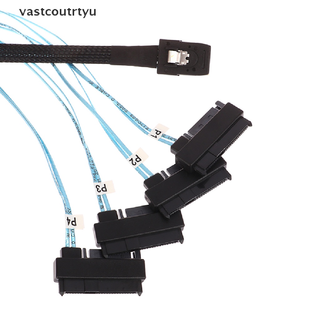 Vas Mini 4 SAS Hard Drives 36-Pin SFF-8087 To 4 SAS 29-Pin SFF-8482 Cable Connectors n