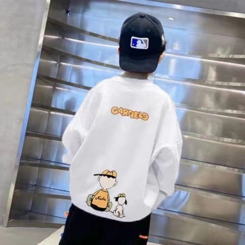 Áo Sweater Cổ Tròn Thời Trang Mùa Xuân 2023 Dành Cho Bé Trai