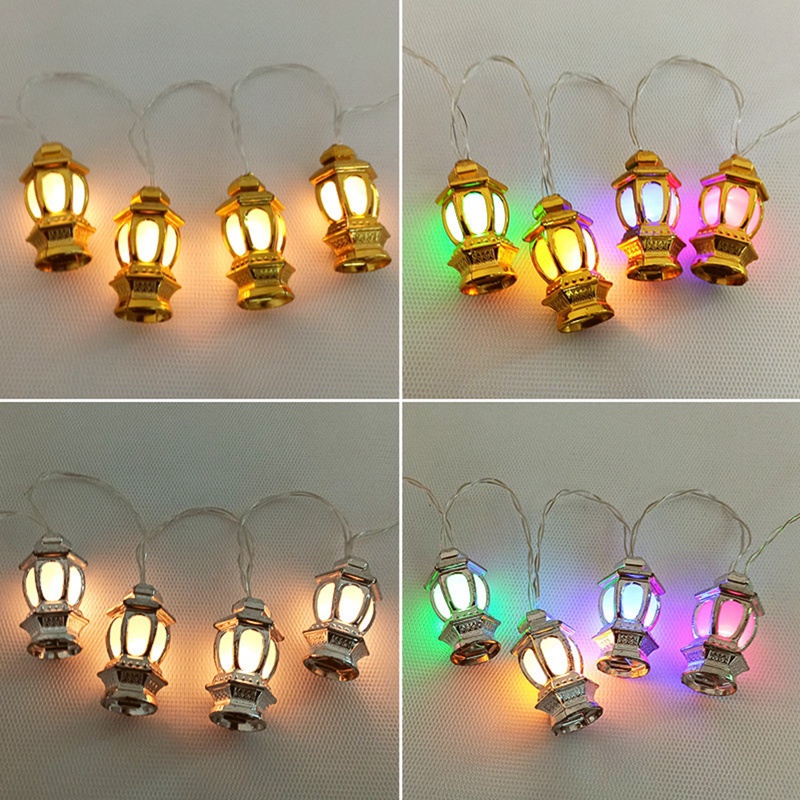 Dây Đèn Led 3m Hình Ngôi Sao Mặt Trăng Ngôi Sao Hồi Giáo