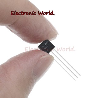 Lm35dz to-92 lm35 cảm biến nhiệt độ centigrade chính xác cho ic trở kháng thấp