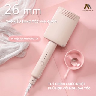 Máy Uốn Sóng Nước 26mm & 32mm Làm Tóc Xoăn 3 TRỤC Tạo Lượn Sóng TEKKIN
