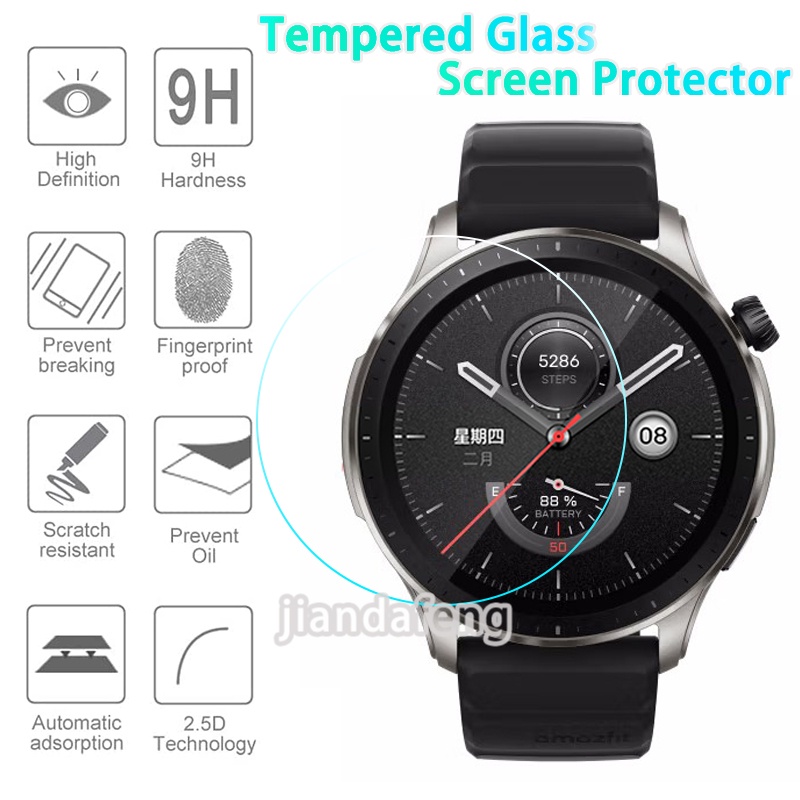 Set 3 MiếNg KíNh CườNg LựC Cong 2.5D BảO Vệ MàN HìNh Cho Huami Amazfit GTR 4
