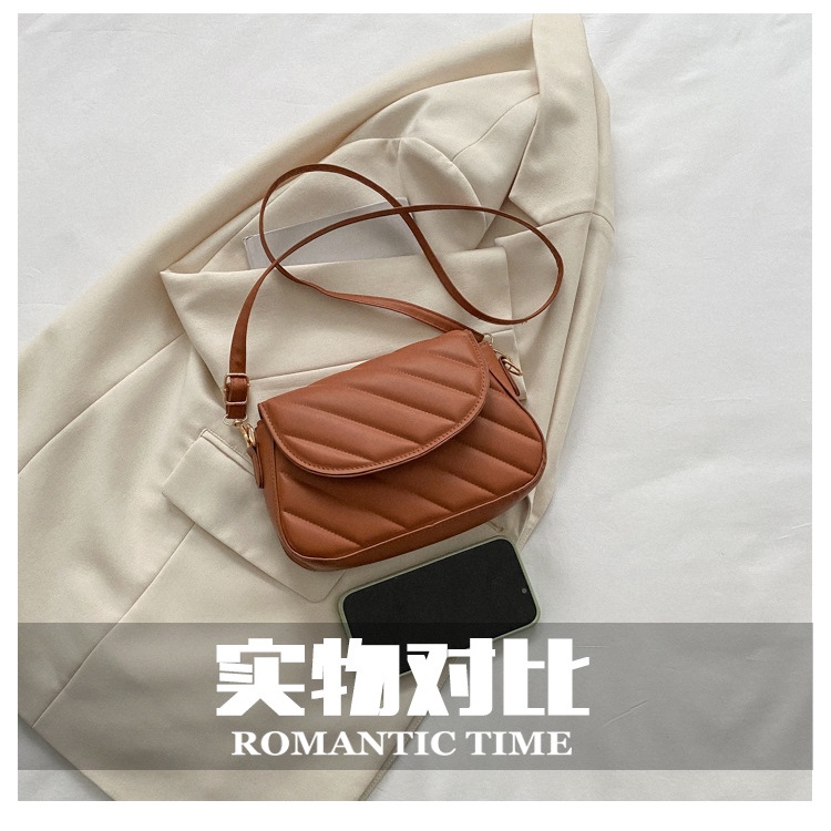 Túi Đeo JASMIN NOIR Chéo Có Khóa Họa Tiết Kẻ Sọc Phong Cách Retro Dành Cho Nữ