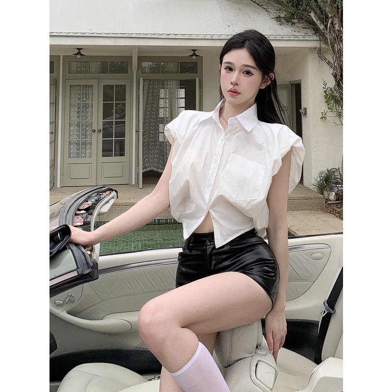 Áo sơ mi SUXI không tay thời trang mùa hè cho nữ