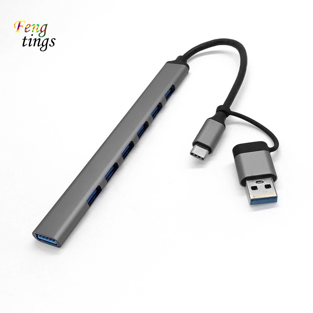 Đầu Chuyển Đổi USB Type-C Hub 6 USB2.0 Tốc Độ Cao 5Gbps Cho PC Laptop