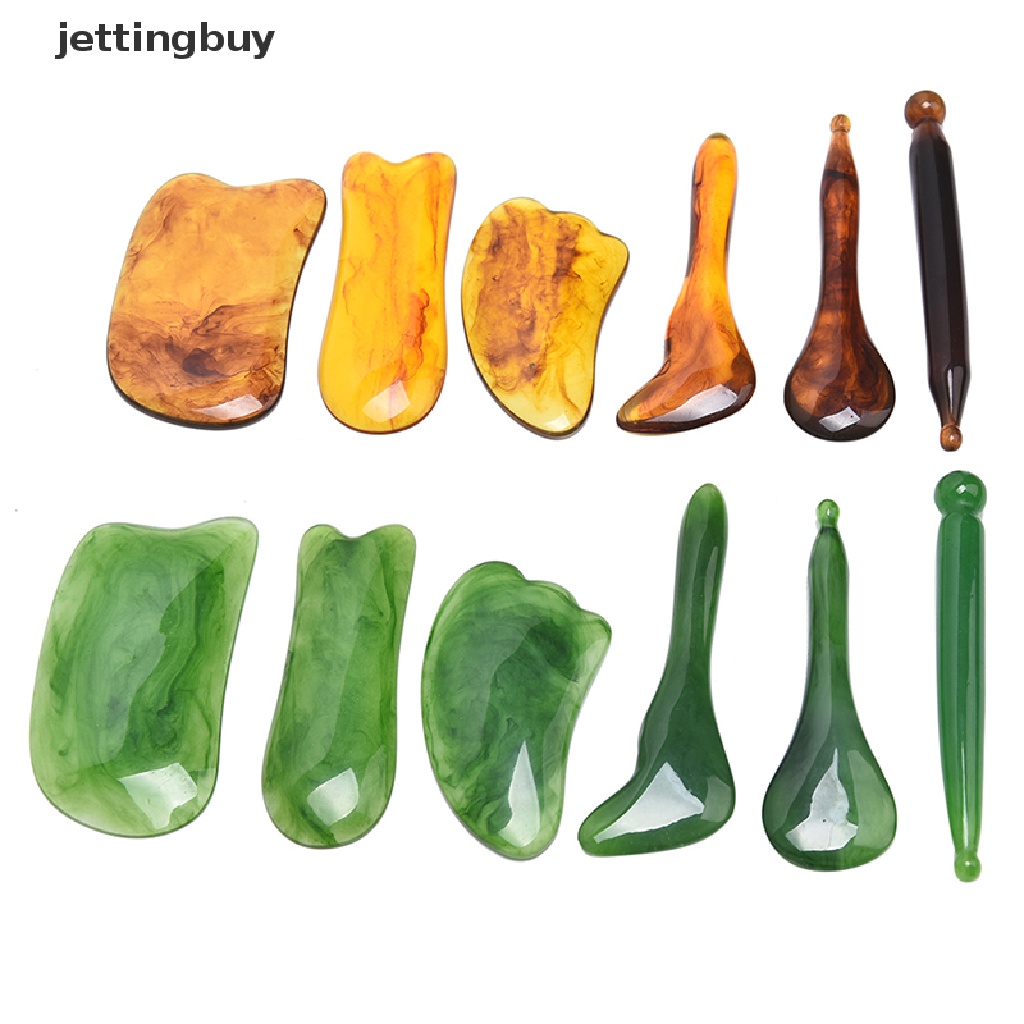 Dụng Cụ Cạo Sáp Ong Mát Xa Bằng Resin Tự Nhiên