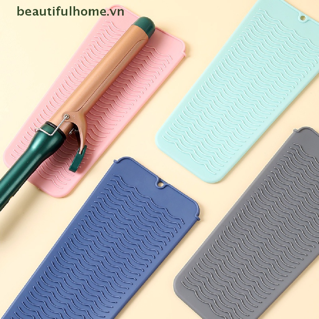 Thảm Silicone Chịu Nhiệt Hỗ Trợ Duỗi / Uốn / Duỗi Tóc Tiện Dụng