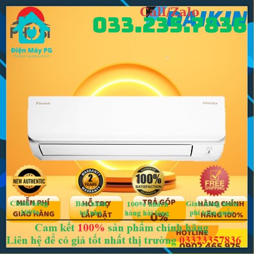 FTKB25WAVMV - Điều Hòa Daikin 9000Btu 1 Chiều Inverter FTKB25WAVMV- Mới Full Box