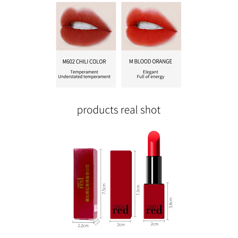 Son Lì Chống Nước Lâu Phai 10 Màu Sắc Lựa Chọn