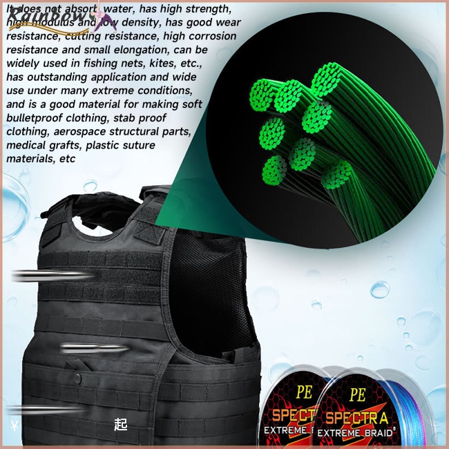 1 Cuộn Dây Câu Cá Bện 8 Sợi 100 / 300 / 500m Siêu Chắc Chắn