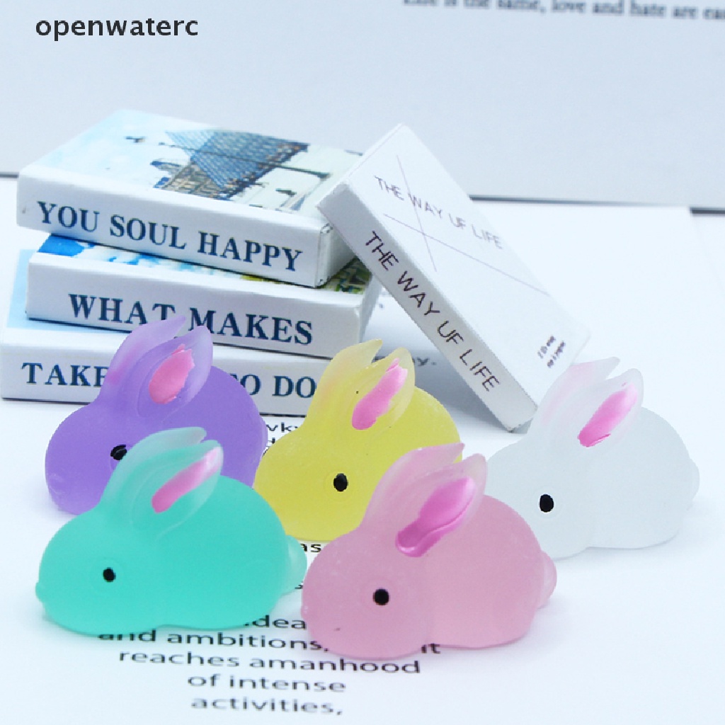 1 Thỏ Dạ Quang Trang Trí Phong Cảnh DIY vn