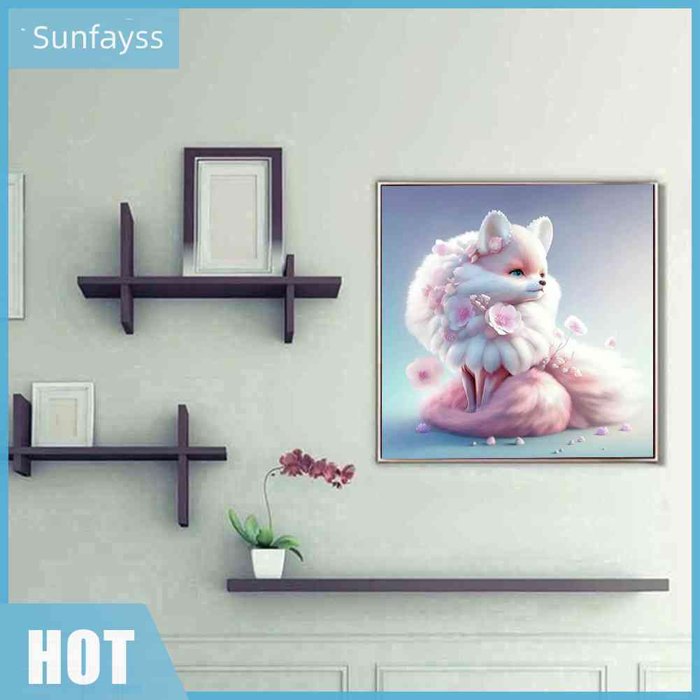 Tranh Đính Đá Kim Cương Toàn Bộ 5D DIY Hình Vẽ Cáo