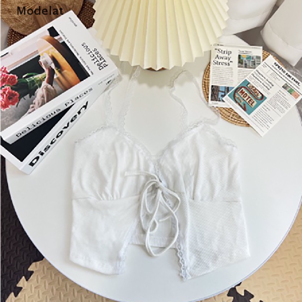 Áo croptop hai dây GJCUTE MFC Y2K WTD màu trơn phong cách boho quyến rũ cho nữ