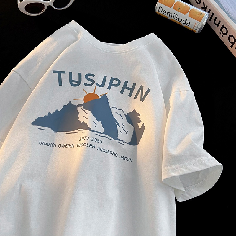 Áo Thun Nam Tay Ngắn In Hình Thời Trang