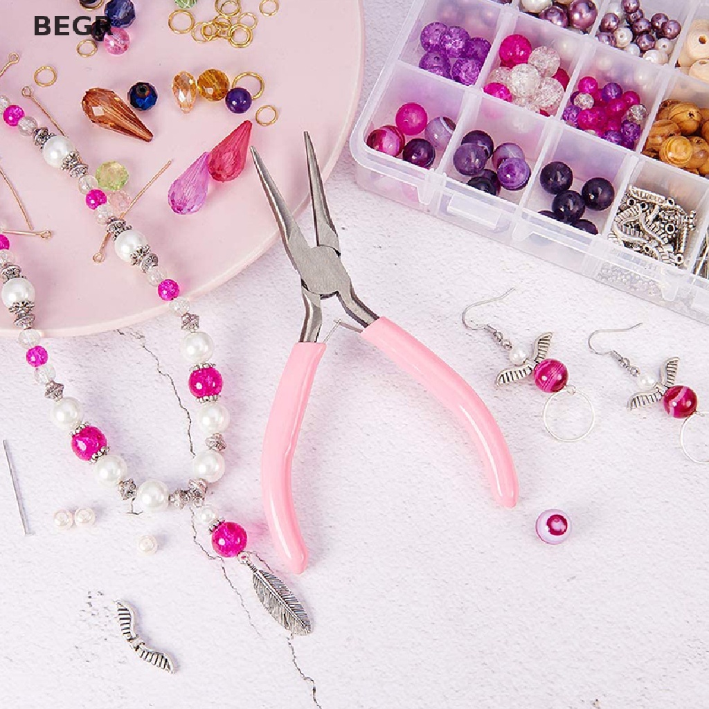 Kìm Cắt Hạt Làm Trang Sức Thủ Công Mini Mũi Tròn Cách Điện vn