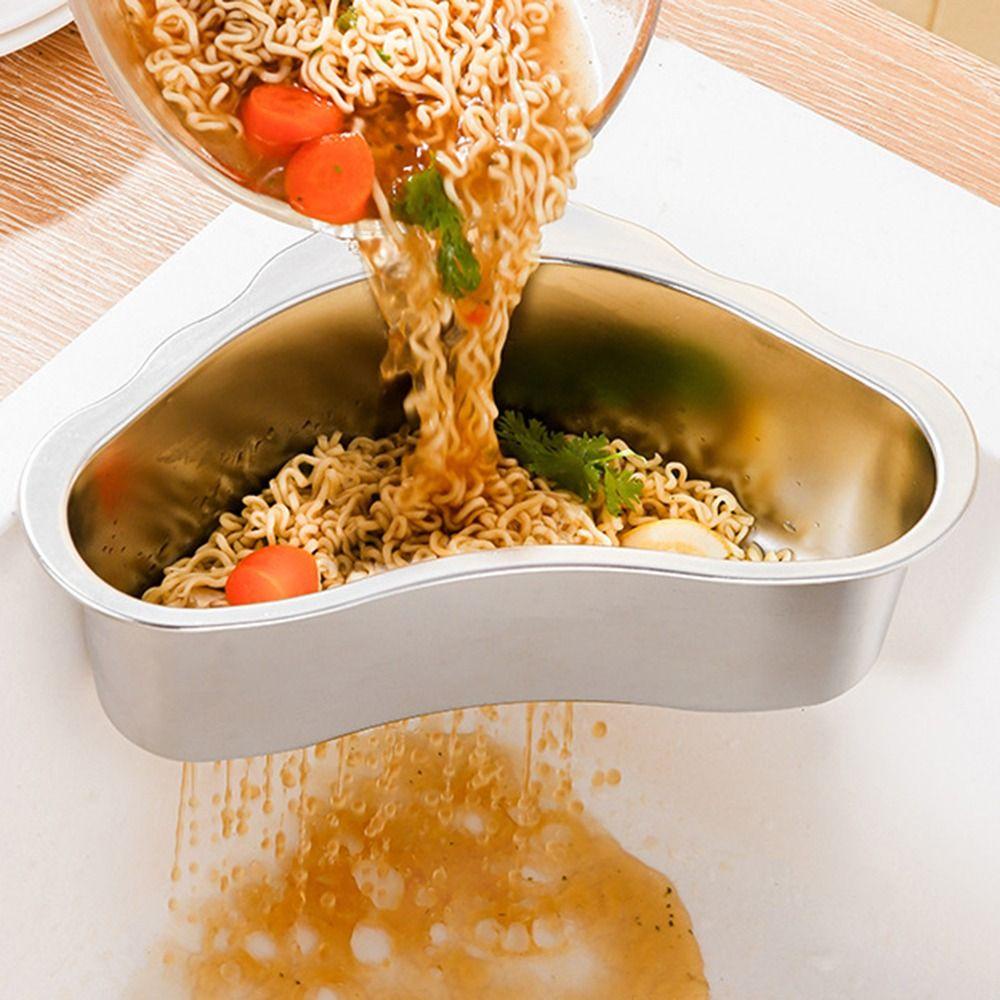 Giá Đựng Đồ Hình Tam Giác Bằng Thép Không Gỉ Chống Tắc Nghẽn