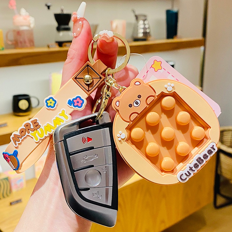 Móc Khóa Hình Động Vật Hoạt Hình Đáng Yêu