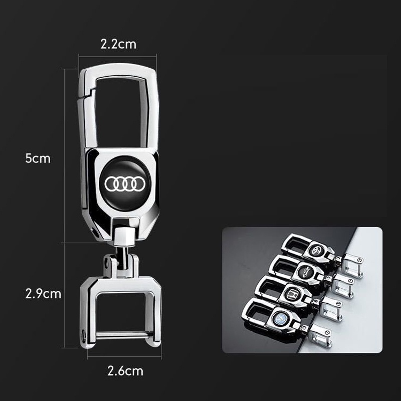 Thiết Bị Đa Năng Xoay 360 Độ°Móc Khóa Kim Loại 3d Thời Trang Cho Xe Hơi / Xe Máy