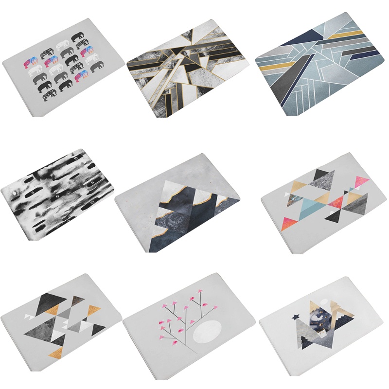 Thảm Trải Sàn Họa Tiết Hình Học Hiện Đại, Kích Thước 23X15