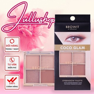 Bảng phấn mắt 4 màu sang trọng Browit By Nongchat Eyeshadow palette