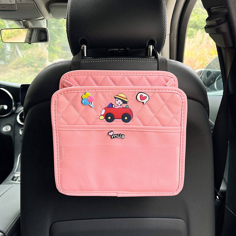 Car Multifunctional in the Car Front Seat Storage Box Internet Celebrity Chair Back Practical Trash Can Car Decoration 61JC