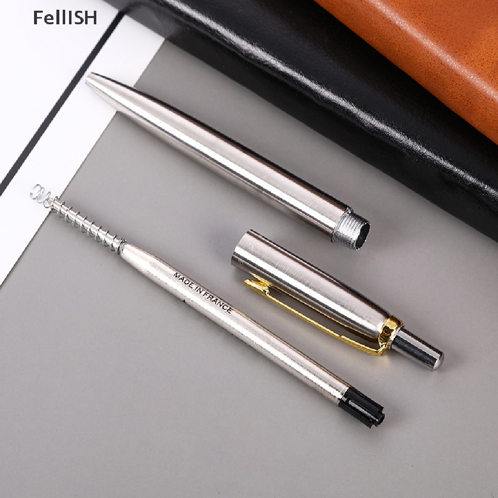Bút Bi Dạng Nhấn Bằng Thép Không Gỉ 439br Sang Trọng