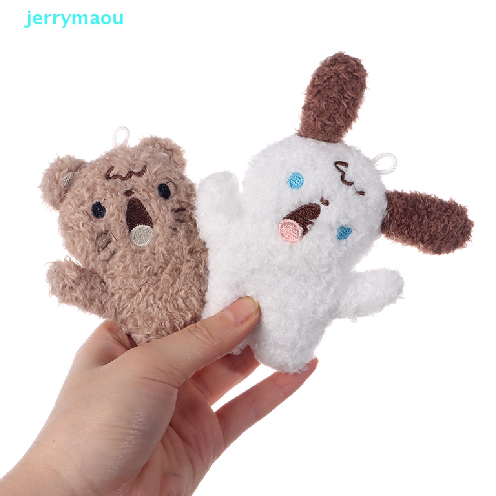 Móc Khóa Thỏ Nhồi Bông 9 * 10cm Trang Trí Túi Xách