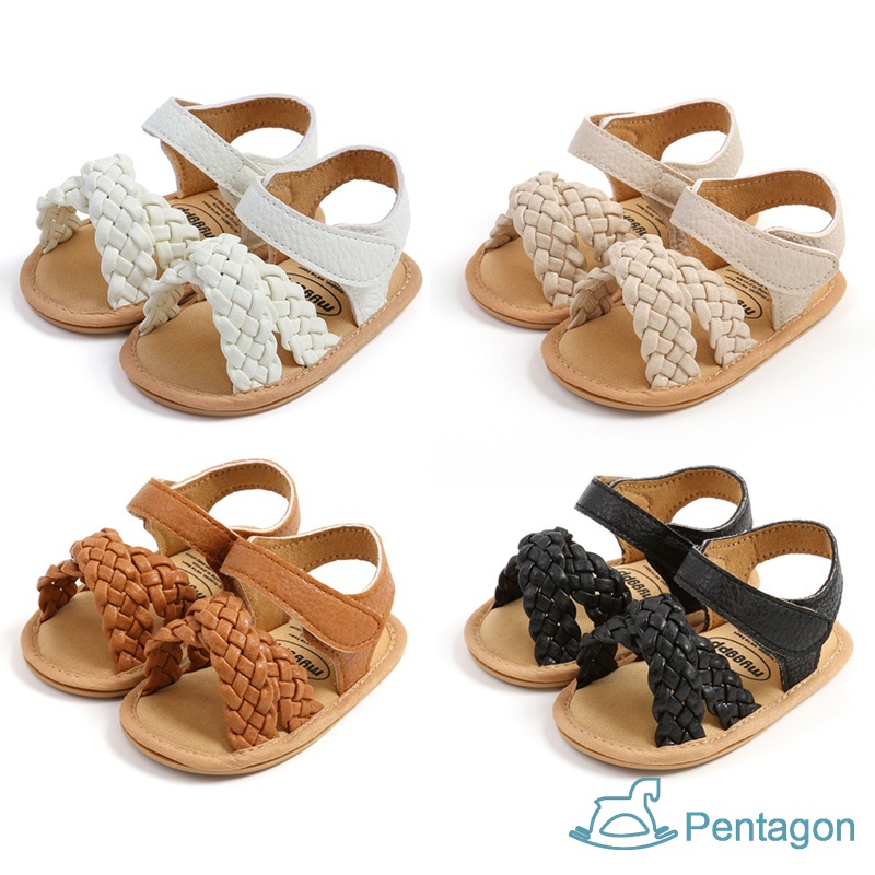 Xăng đan Đế Bằng Thời Trang Mùa Hè Cho Bé Gái 0-18 Tháng Tuổi