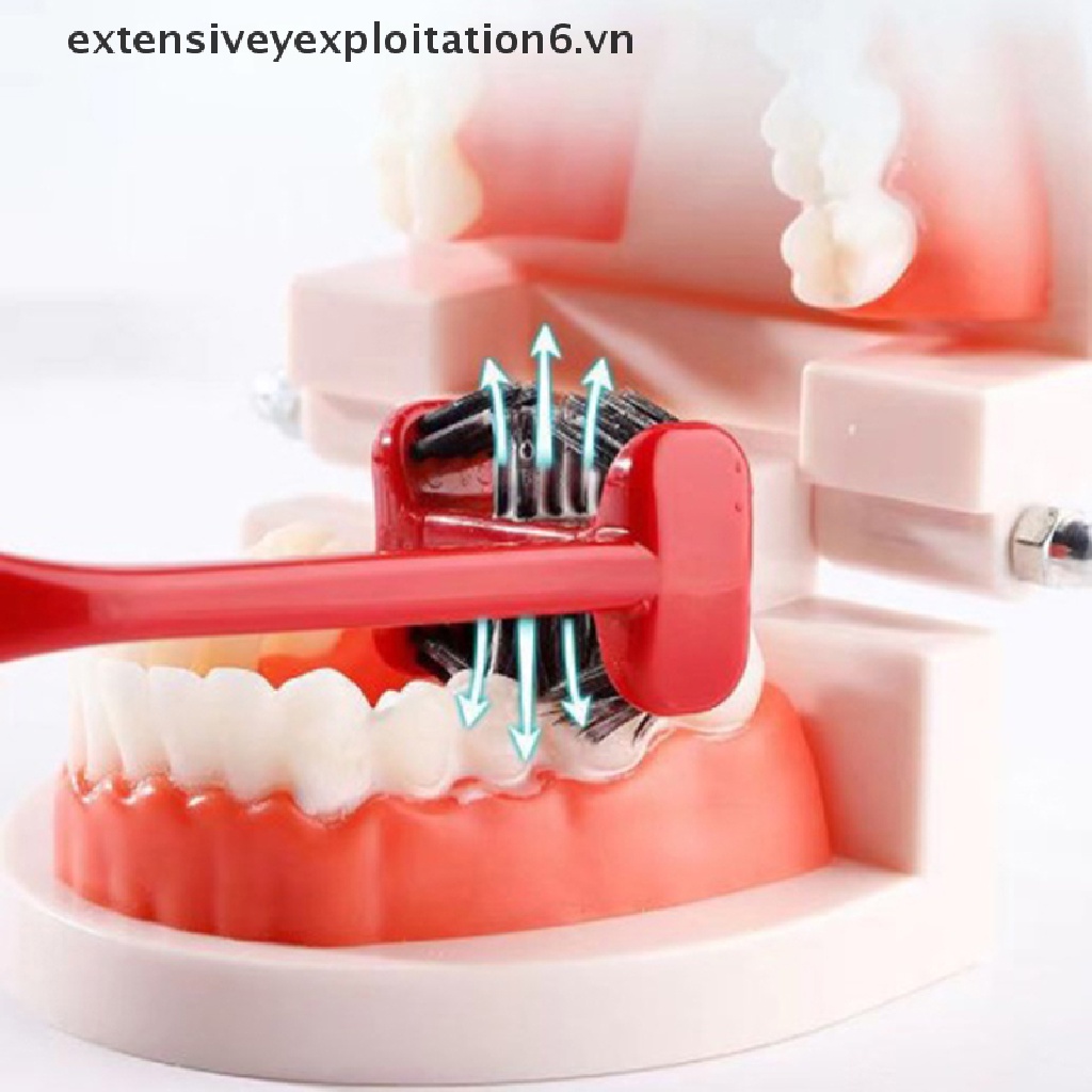 Bàn Chải Đánh Răng 6 Mặt Lông Mềm Cho Người Lớn