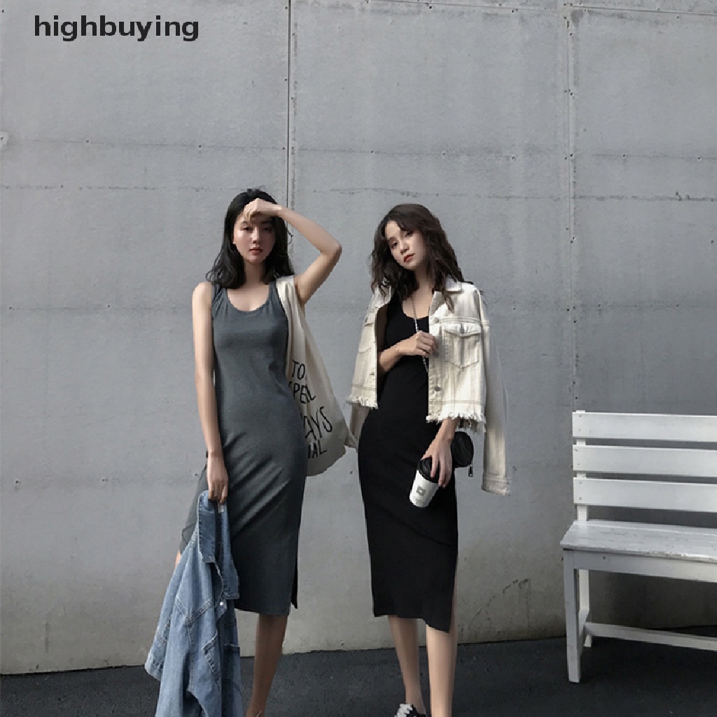 Đầm Hai Dây Hở Lưng Thời Trang Mùa Hè Quyến Rũ Cho Nữ