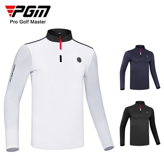 Áo thun đánh golf nam dài tay có dây kéo yf589