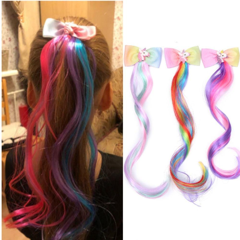 Kẹp Tóc Giả 26 Kiểu Dáng Kỳ Lân Dễ Thương Chất Lượng Cao