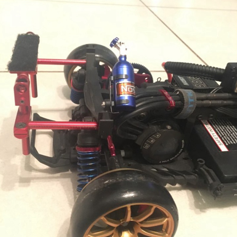 Bộ 2 Bình NOS Nitrogen Bằng Kim Loại Cho Xe Hơi Điều Khiển Từ Xa 1 / 10 Traxxas TRX4 Defender Bronco RC4WD D90 Axial SCX10 2