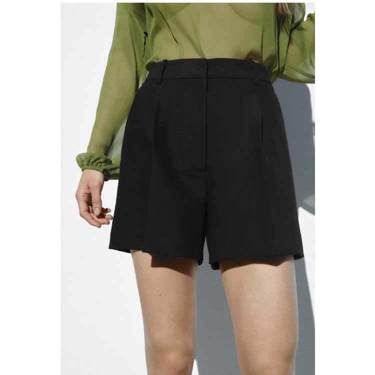 Quần Short Xếp Ly Hai Màu Phong Cách Zara 2023 Dễ Phối Đồ1478030