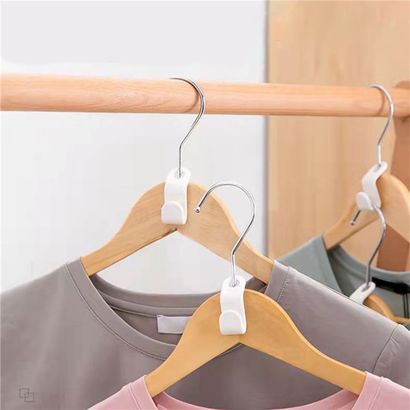 5PCS Đầu nối móc treo quần áo tiết kiệm không gian.