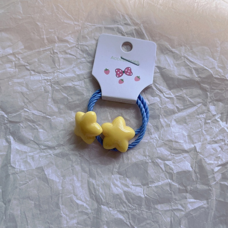 Set 2 Kẹp Tóc Hình Ngôi Sao Màu Vàng Chống Trượt Thời Trang Xuân Hè Cho Nữ