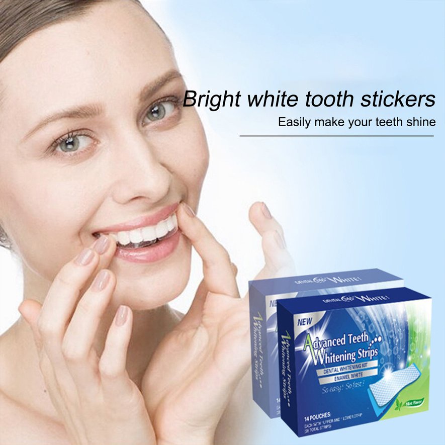 ❤Tape Teeth Whitening Strips White Tape Tooth Whitening