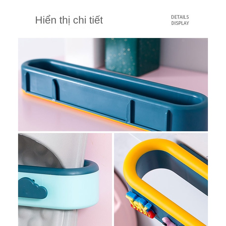 Giá Treo Dép Gắn Tường Không Cần Đục Lỗ Thoát Nước Tiện Dụng Cho Nhà Tắm