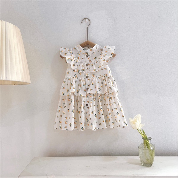 Váy hoa nhí bèo cổ tàu 5054