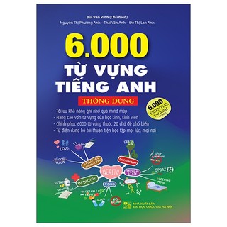 Sách 6000 từ vựng tiếng anh thông dụng