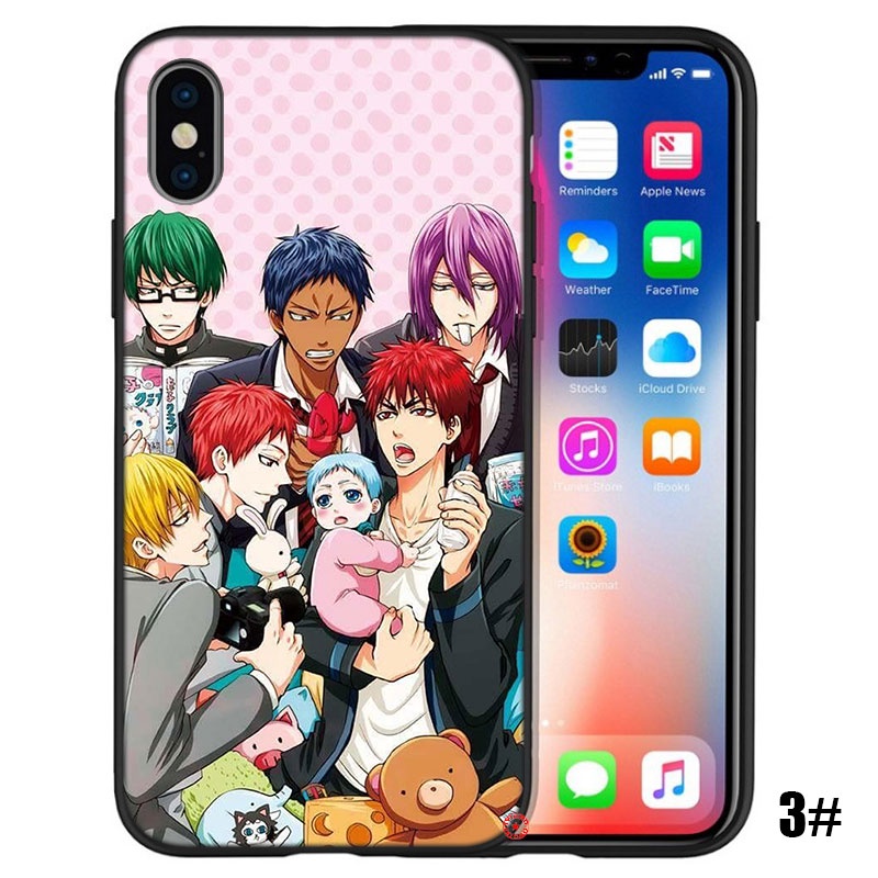 Ốp Điện Thoại Họa Tiết Kuroko 'S Basketball Cho iPhone SE XR 5 5s 6 6s 7 8 Plus 11 Pro Max HAL7