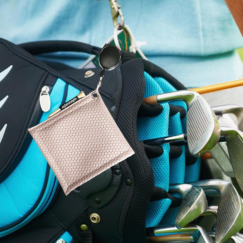 1 Khăn Lau Gậy Đánh Golf Kèm Móc Gài Thấm Hút Nước Tiện Dụng # 1