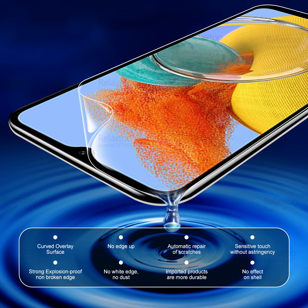 Phim Dán Hydrogel 3 Trong 1 Bảo Vệ Mặt Trước Và Sau Cho Samsung Galaxy M14 5G Sumsung M 14 14M M146B 2023 6.6 "