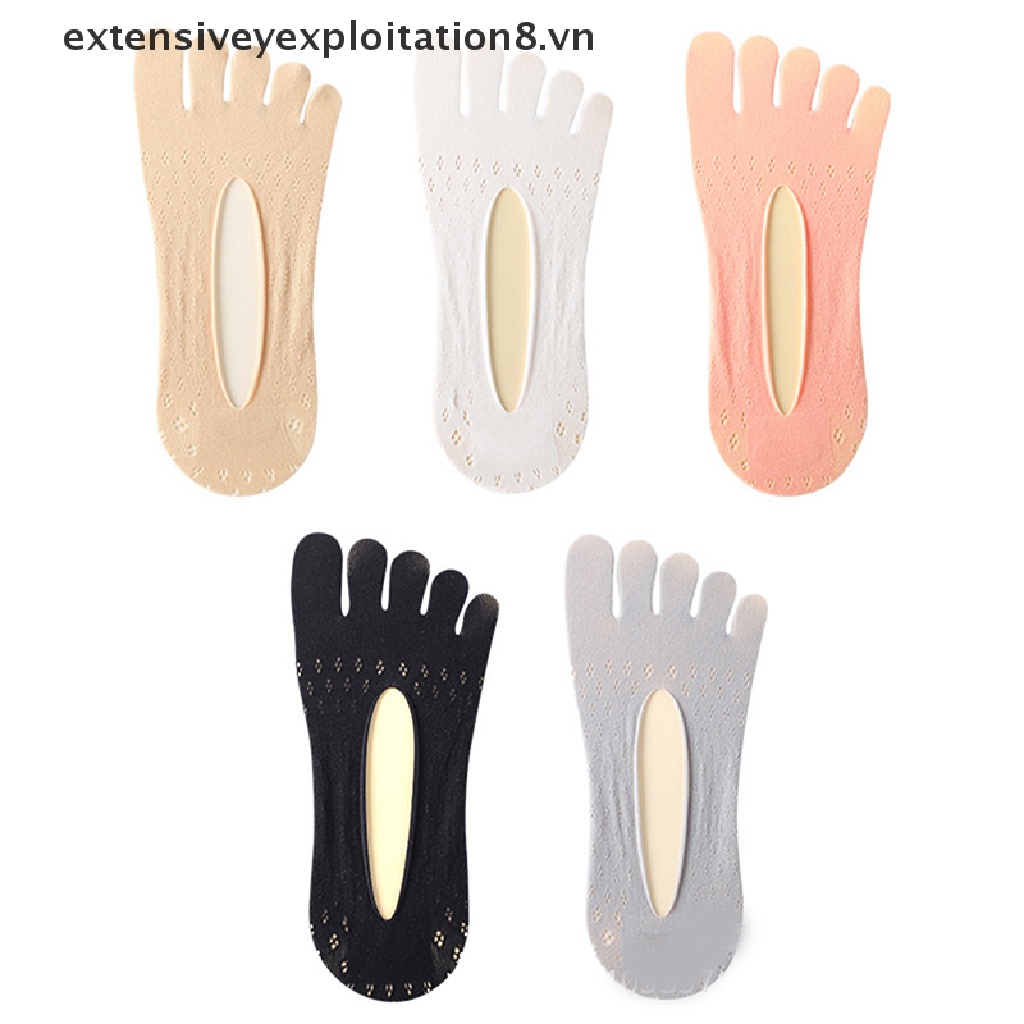 [Mở Rộng] Vớ silicone Mỏng Năm Ngón Chống Trượt Thời Trang Mùa Hè Cho Nữ [vn]