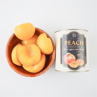 Đào ngâm nước đường Cát Long 830gr